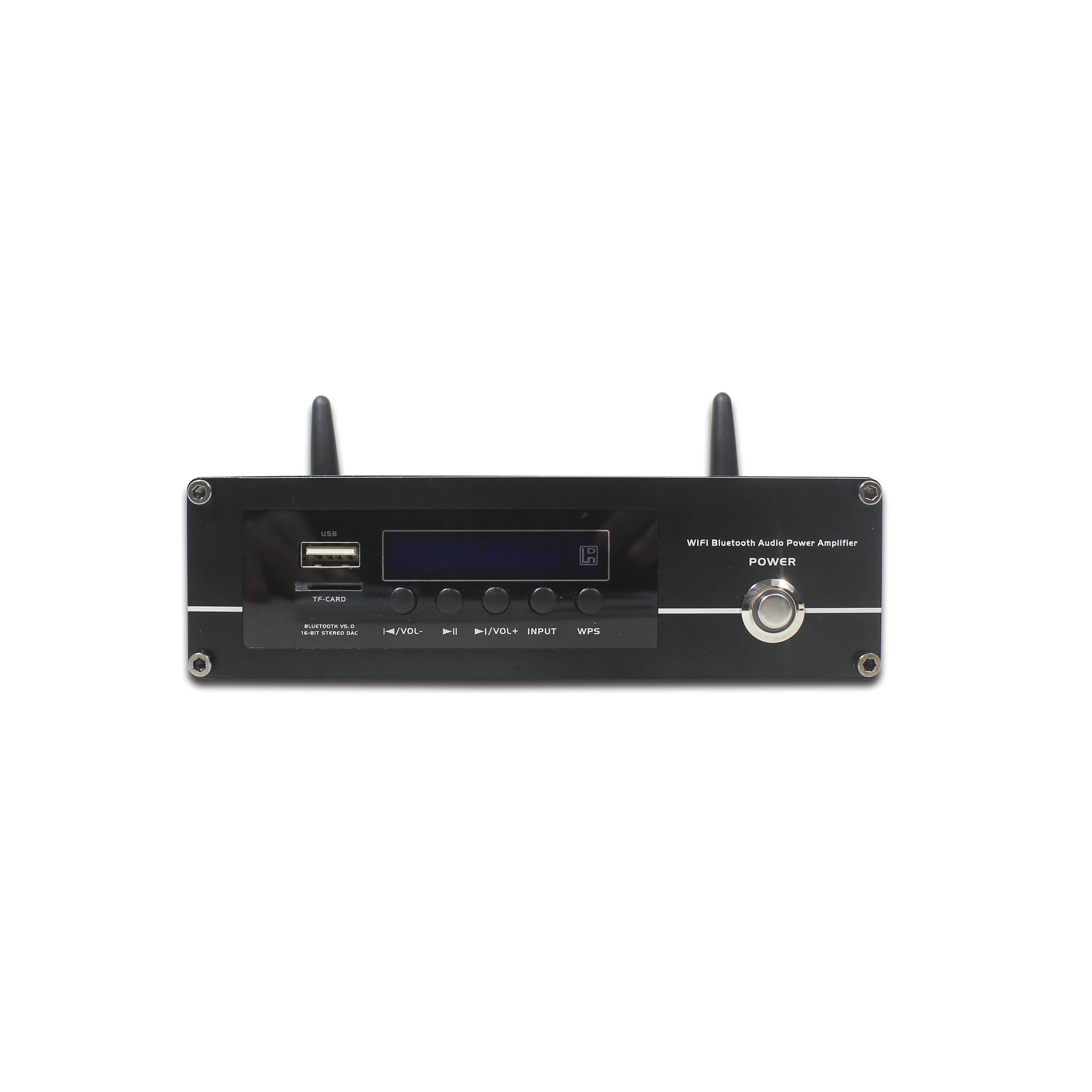 2 канала сети Wi-Fi усилитель звука с Bluetooth USB SD и Aux входы стерео динамик выходов помощью