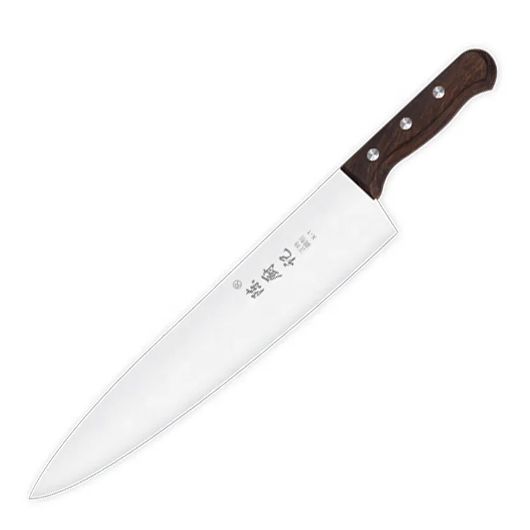 Kitchen Curved Slaughter Boning Butcher Knife 5cr Steel Wooden Handle Vegetable Meat Yangjiang Stainless Steel Wood 14-32cm