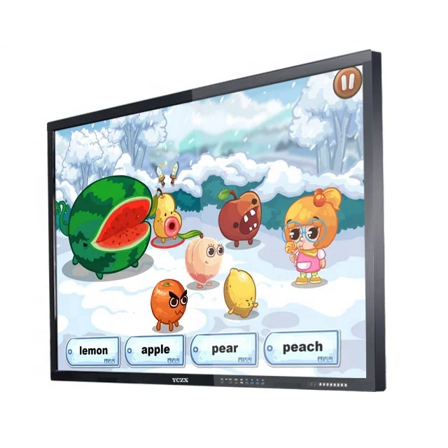 75 inch touch screen displays board led interactive smart board interact whiteboard for education