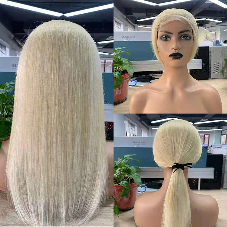  No tangle no shedding 180 density 30in wavy straight 100% unprocessed raw remy hd lace frontal wig