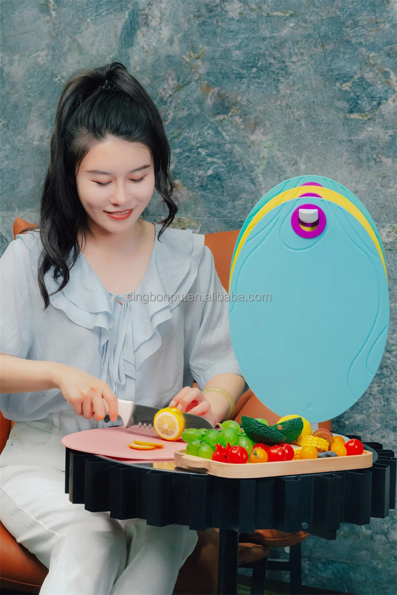 SINGBON Mini Bendable and Easy to Take Cutting Board TPU Cutting Boards
