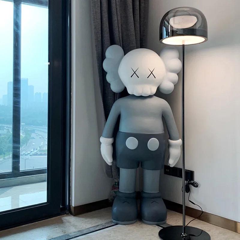 Большой орнамент игрушечный медведь скульптура гостиничный торговый центр украшение пола в гостиную коллекционная статуя натуральную величину