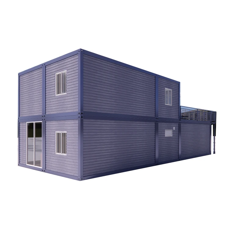 wholesale elegant large modular detachable garden villa prefab assembly container multi storey cottage house in south africa