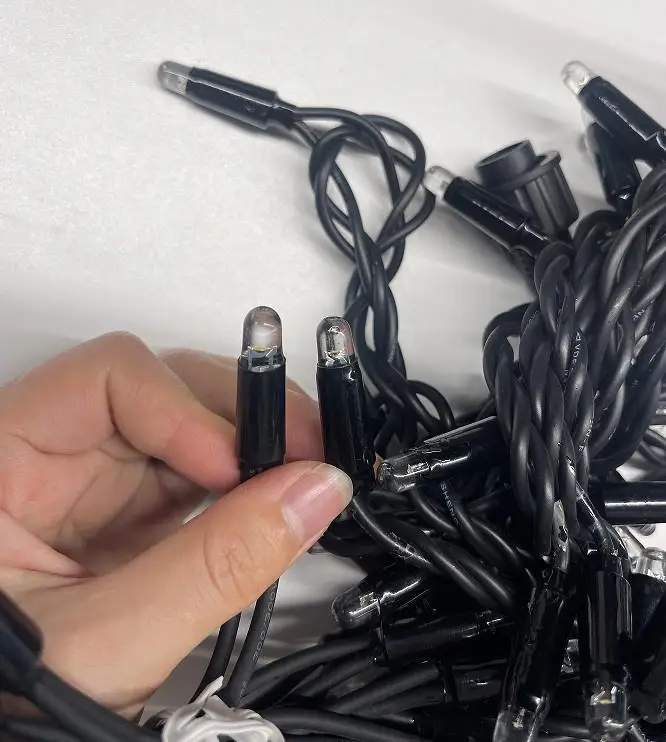 IP65 Waterproof 10 Meters 100 Lights Warm White And White Flash Christmas decorations