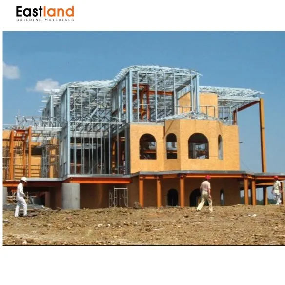 Новый тип зданий со стальной рамой сборный дом здание