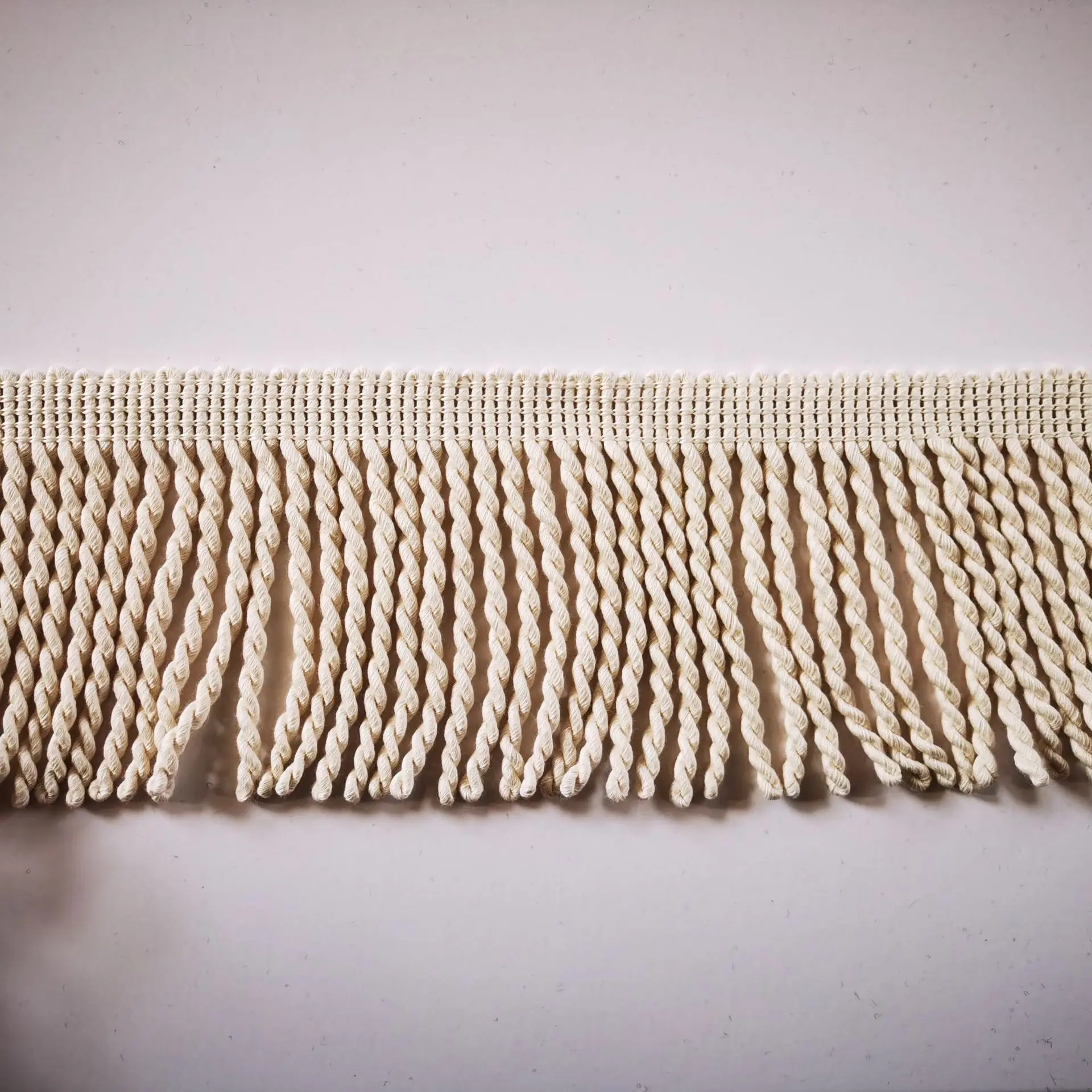 Custom cotton twisted bullion fringe home textile sewing accessories beach umbrella decoration