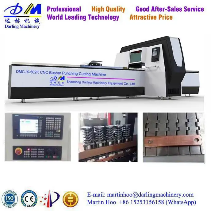 
multi-functional DMCJX-502K CNC Busbar punching shearing machine 