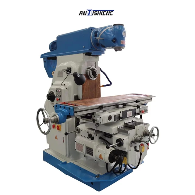 ANTISHICNC XLW1320 Universal Vertical and Horizontal Milling Machine China Factory Best Price ISO40 ISO50 320X1320 Table Size