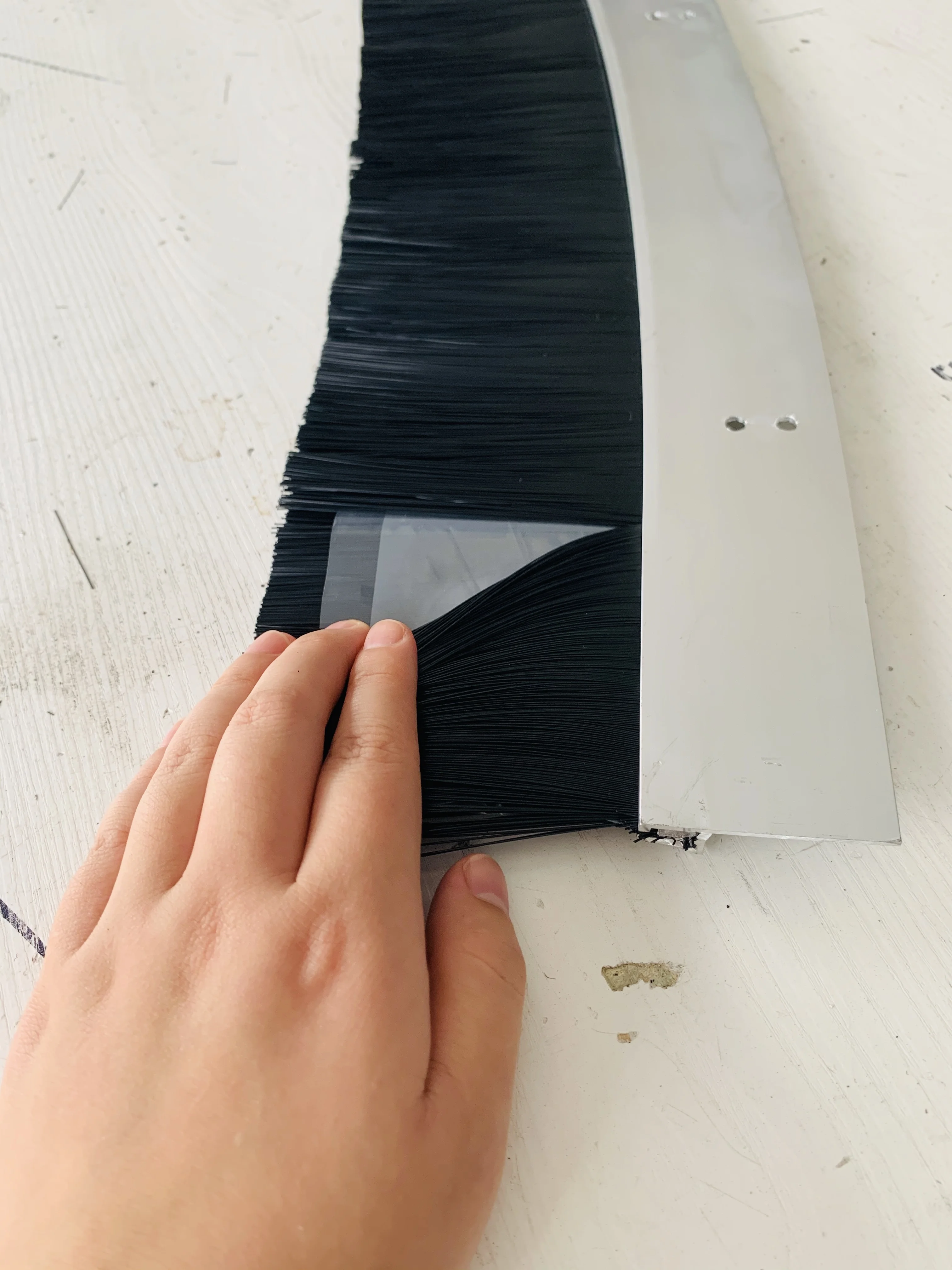 
bolin hot sale China Hot Sale door draft stopper nylon brush bas de porte strip brush 