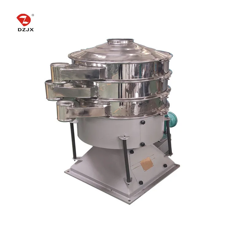 DZ round automatic swinging sieve coffee cocoa wheat salt sugar rice flour powder tumbler screen machine