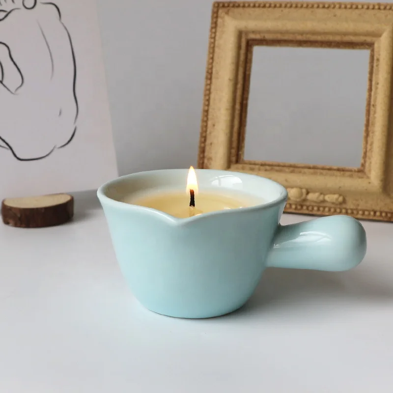 No Paraffin Wax No Mineral Oil Scented Soy Wax Massage SPA Candle For Skin Care