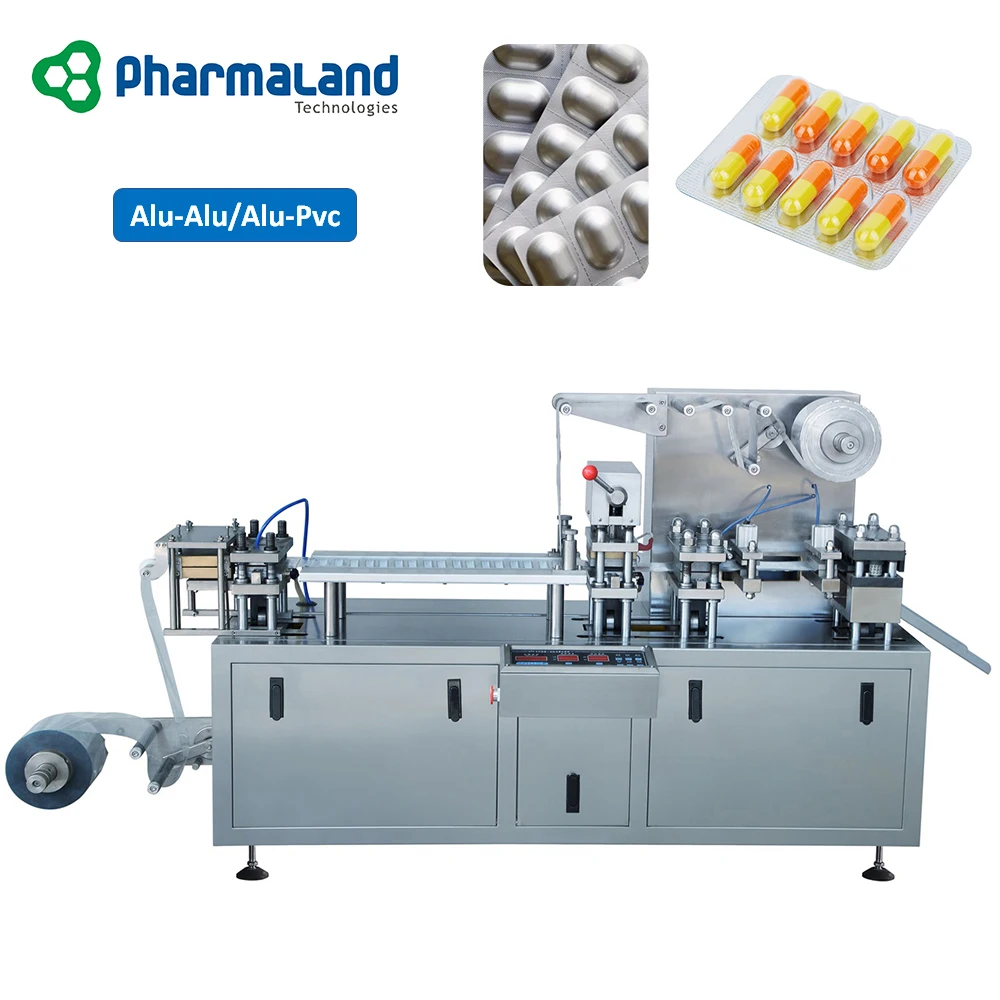 PPL-120H Pharmaland Manual Pvc Blister Packing Machine Plastic Blister Packaging High Speed Tablet Packing Machine Blister