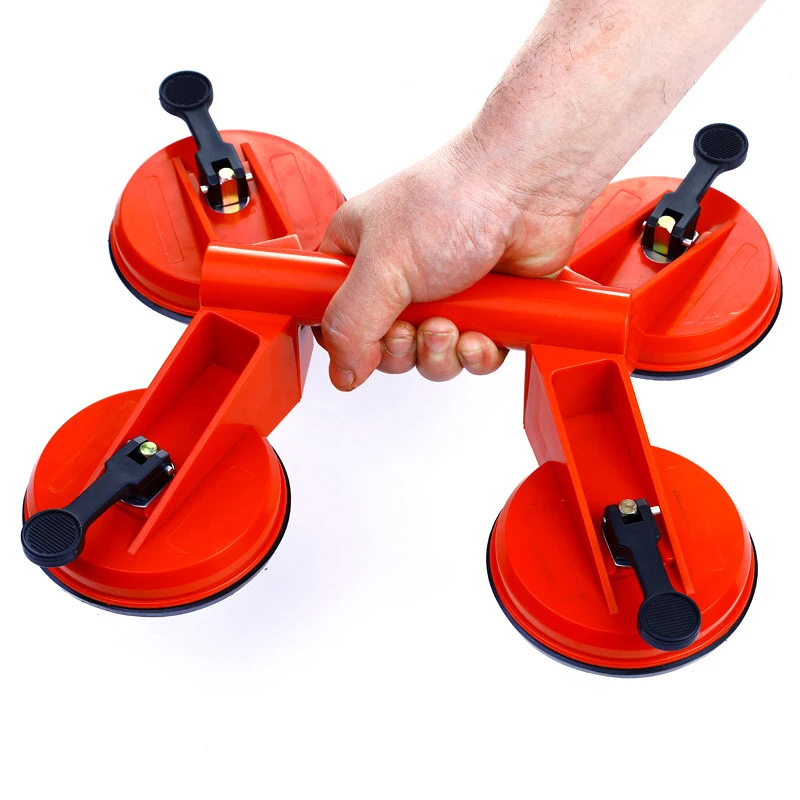 Heavy Duty Handle Gripper Glass Sucker Plate Lifter Glass Suction Cups for Glass