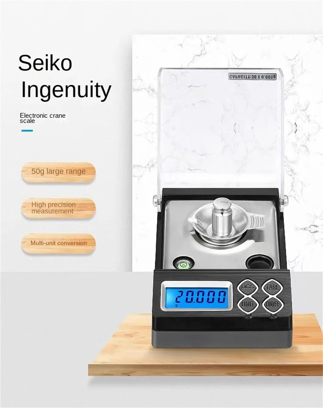 Weighing Mini Pocket Digital Electronic Scale for Gold Sterling Silver LCD Units Balance Tool Jewelry Scales