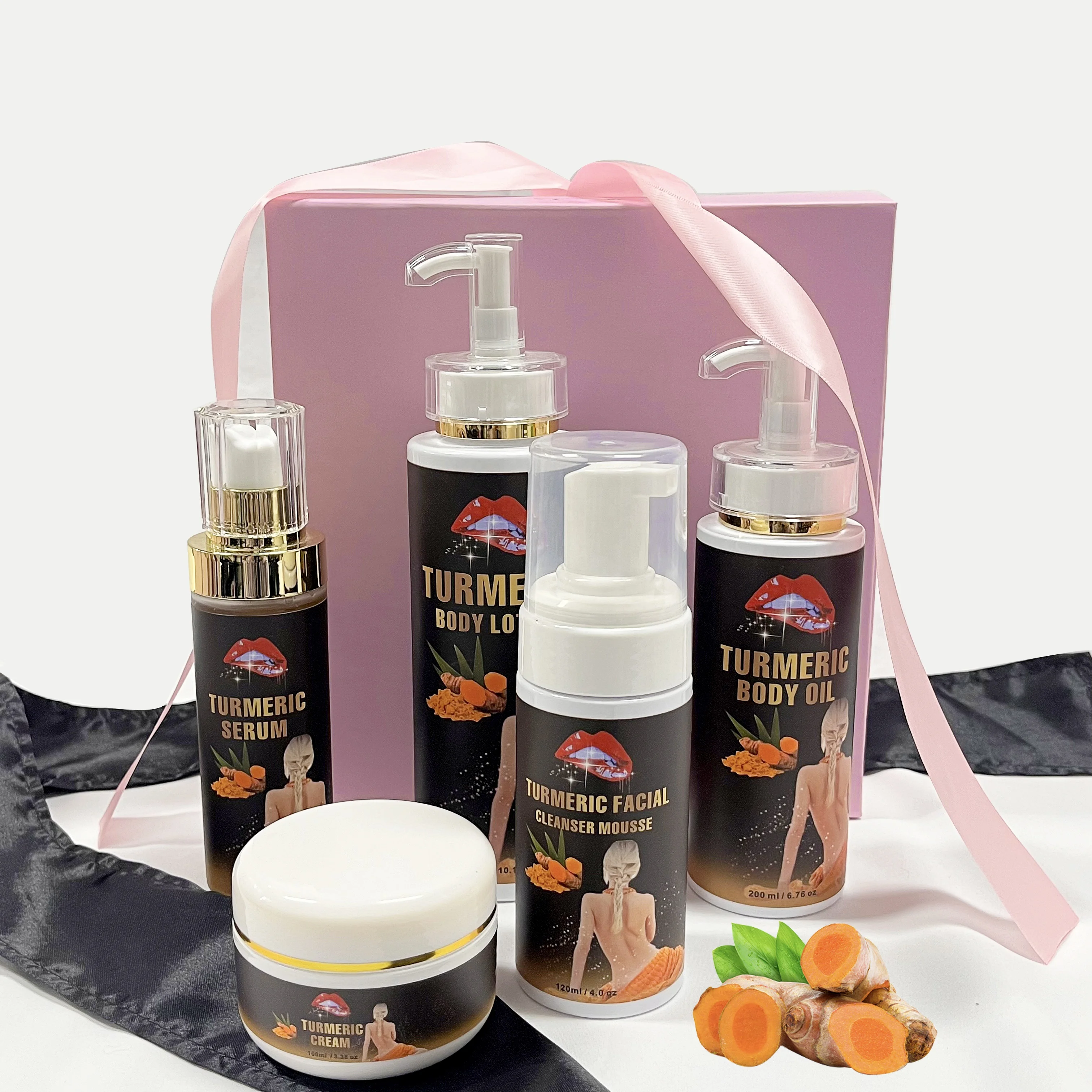 turmeric soap Brightening and Anti-aging Whitening skin care set