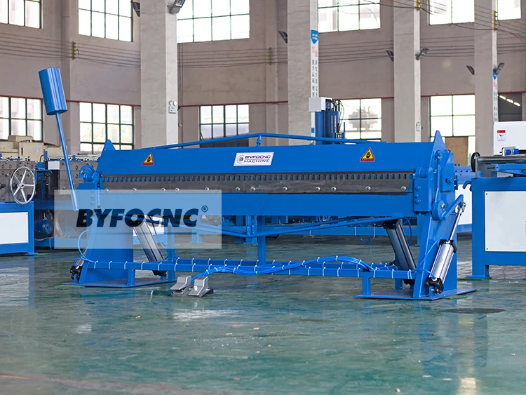Pneumatic Duct Flange Bender TDF Sheet Metal Bending Machine