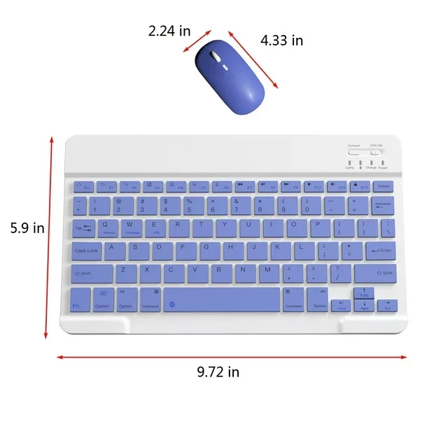 Custom teclado mouse por bluetooth clavier et souris sans fil toetsenbord met muis Wireless Keyboard And Mouse