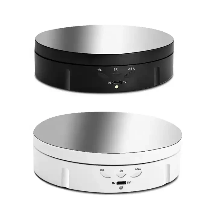 360 Degree Electric Rotating Turntable Display Stand with Battery For Jewelry and Watches