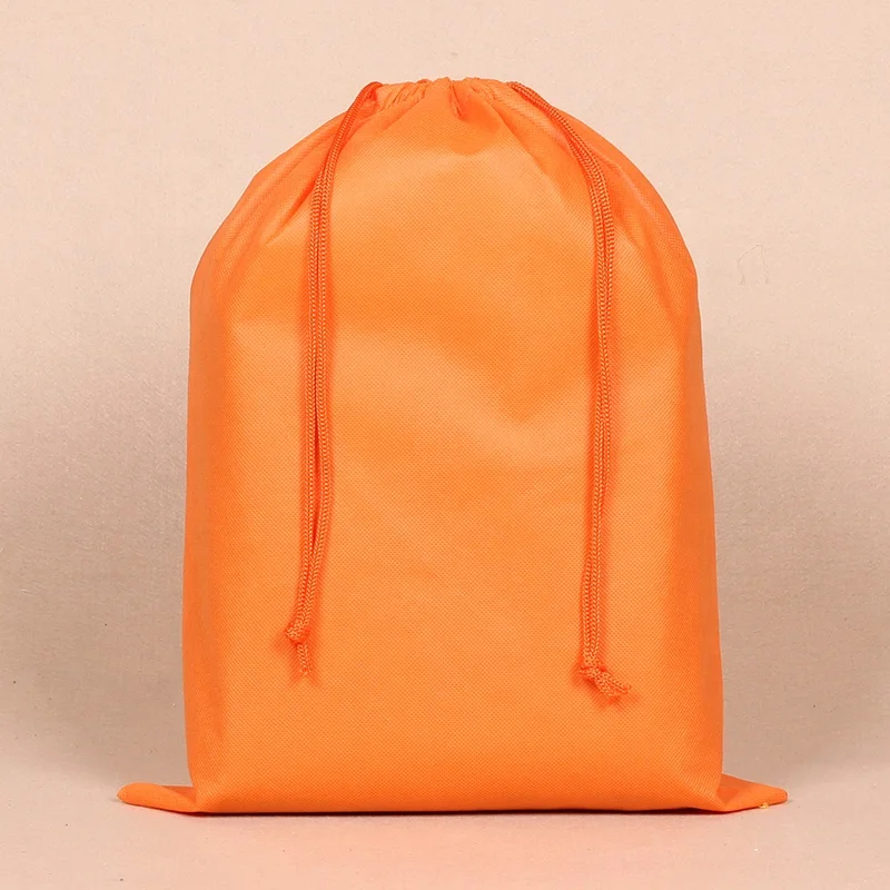 Custom reusable cheap price factory made drawstring shoe bag,eco-friendly Non-Woven Fabric drawstring dust bag