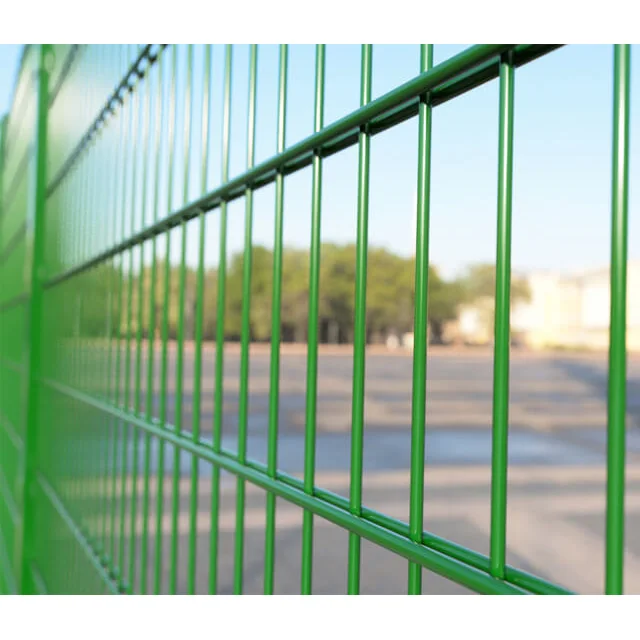 2m x 2.5 m welded panel 656 galvanized double wire fence