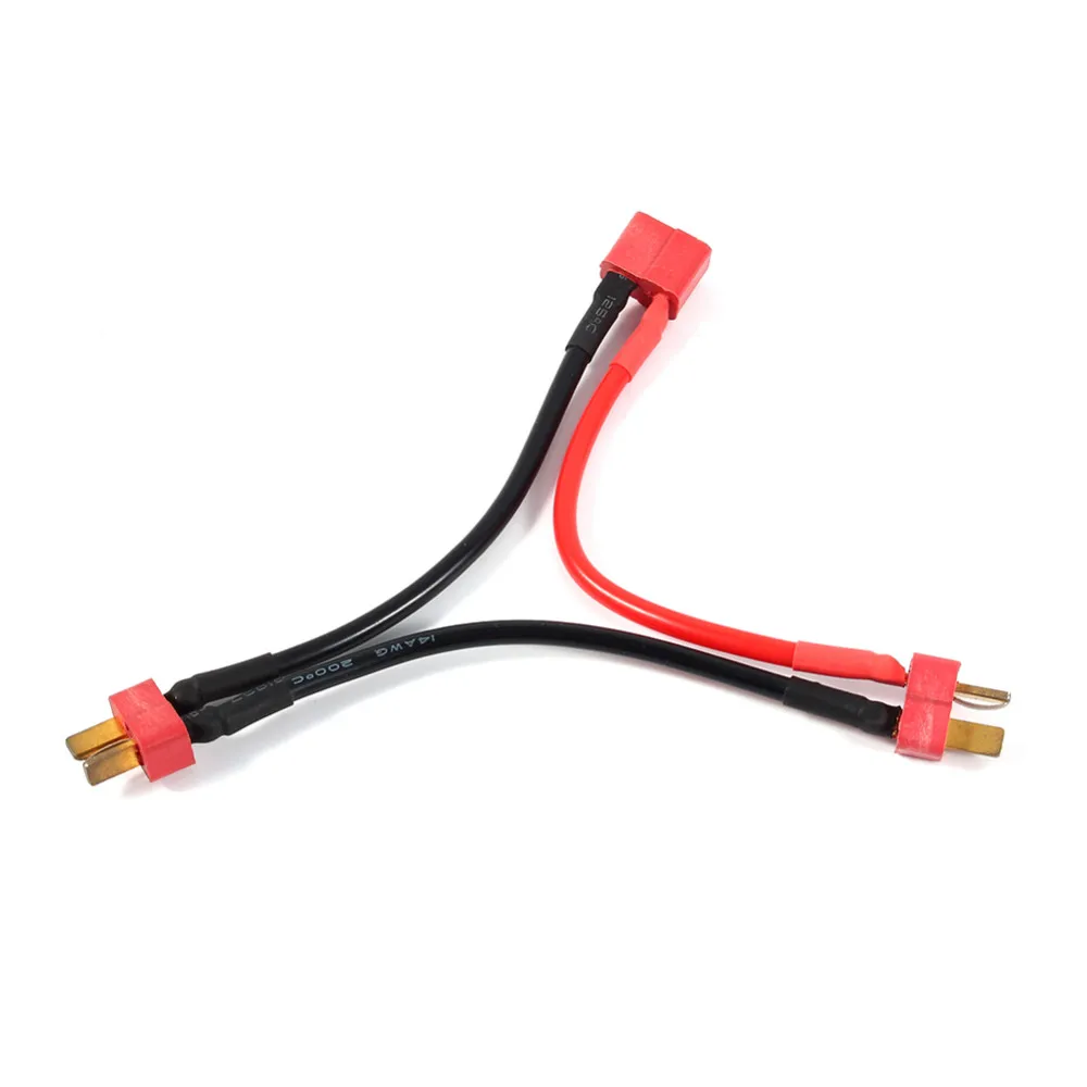 Deans T Plug Connector Series Leads With 12AWG 100mm Silicone Wire Cable For RC Parts Lipo Battery