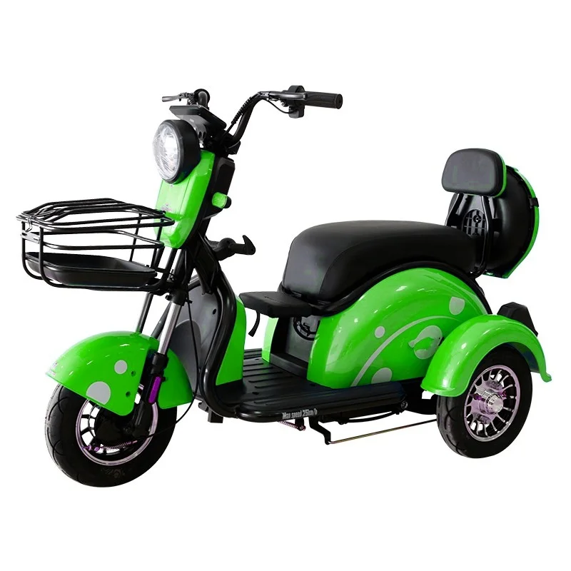 Electric passenger tricycleswith 23ah lead acid battery cheap price three wheels electric scooter for adult