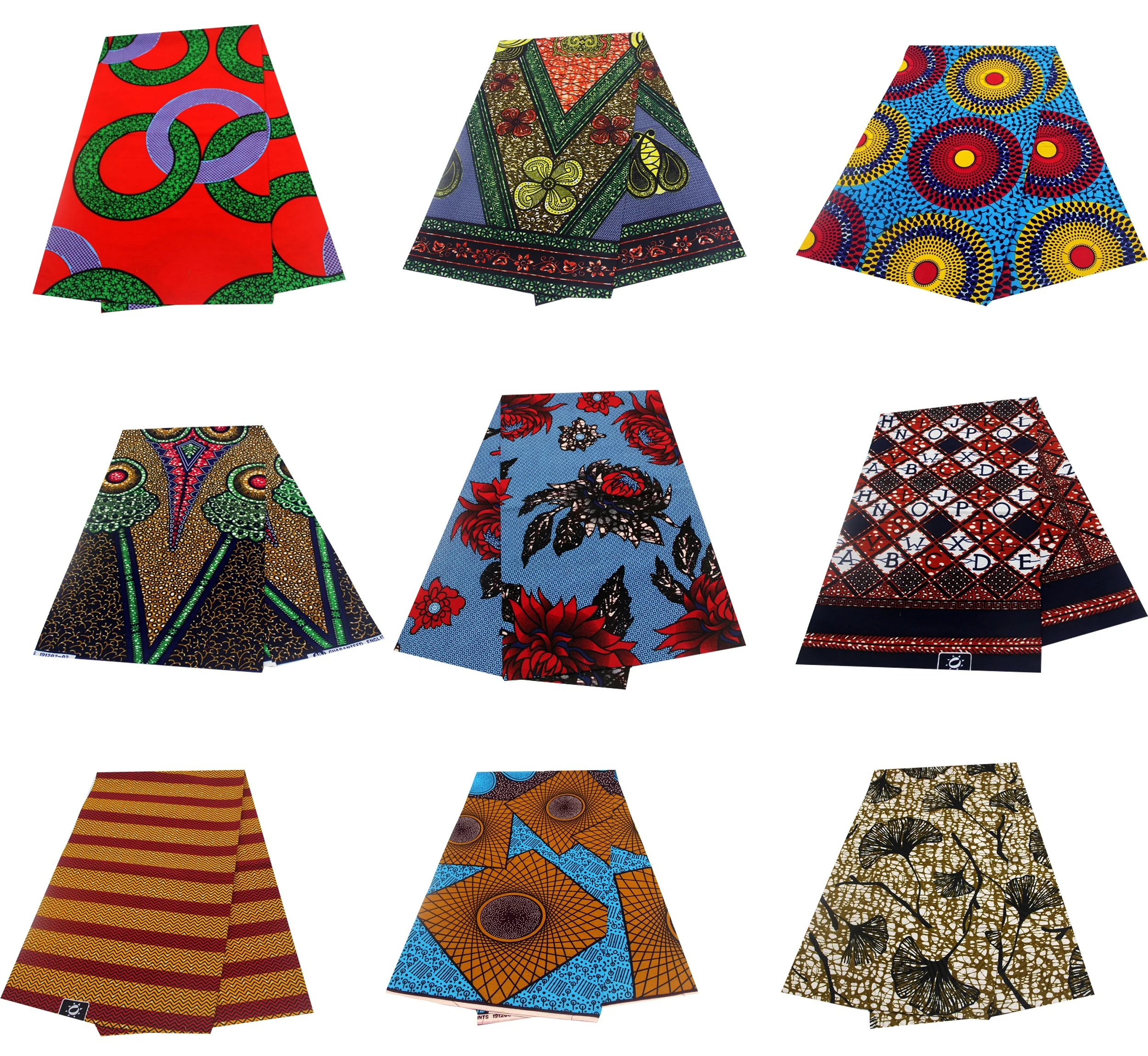 High Quality Double Sided 100% cotton Anti-Static and Tear-Resistant wholesale african wax print fabric
