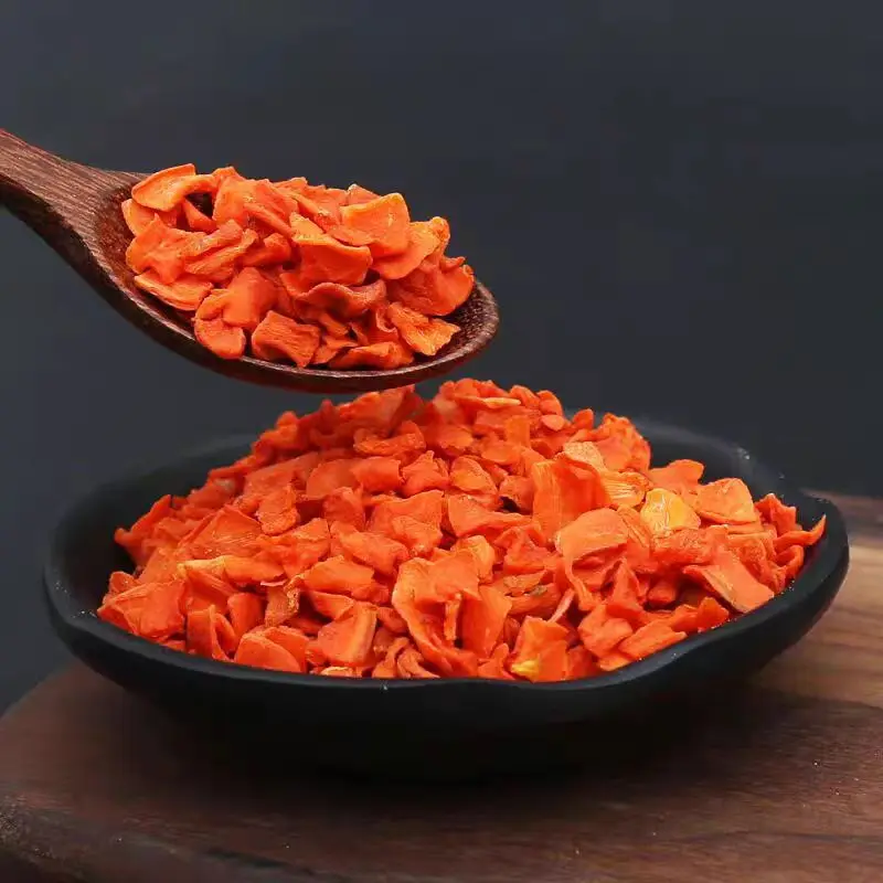 HUAOU Factory Supply Dried Carrot Granules New crop air dried dehydrated vegetable Cheap Price dried carrot flakes