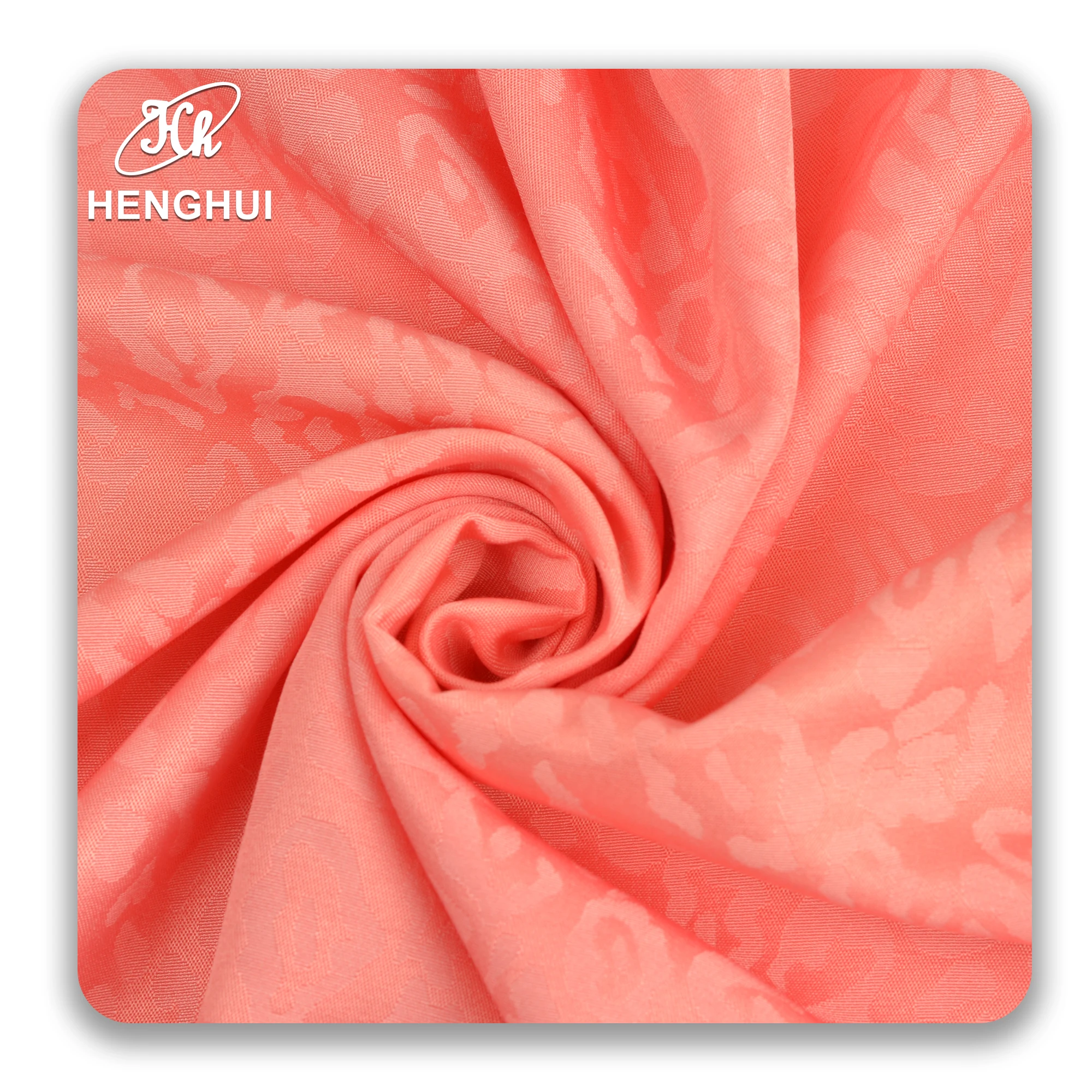 Leopard print jacquard fabric rayon rayon cotton jacquard fabric spring summer blouse dress fabric