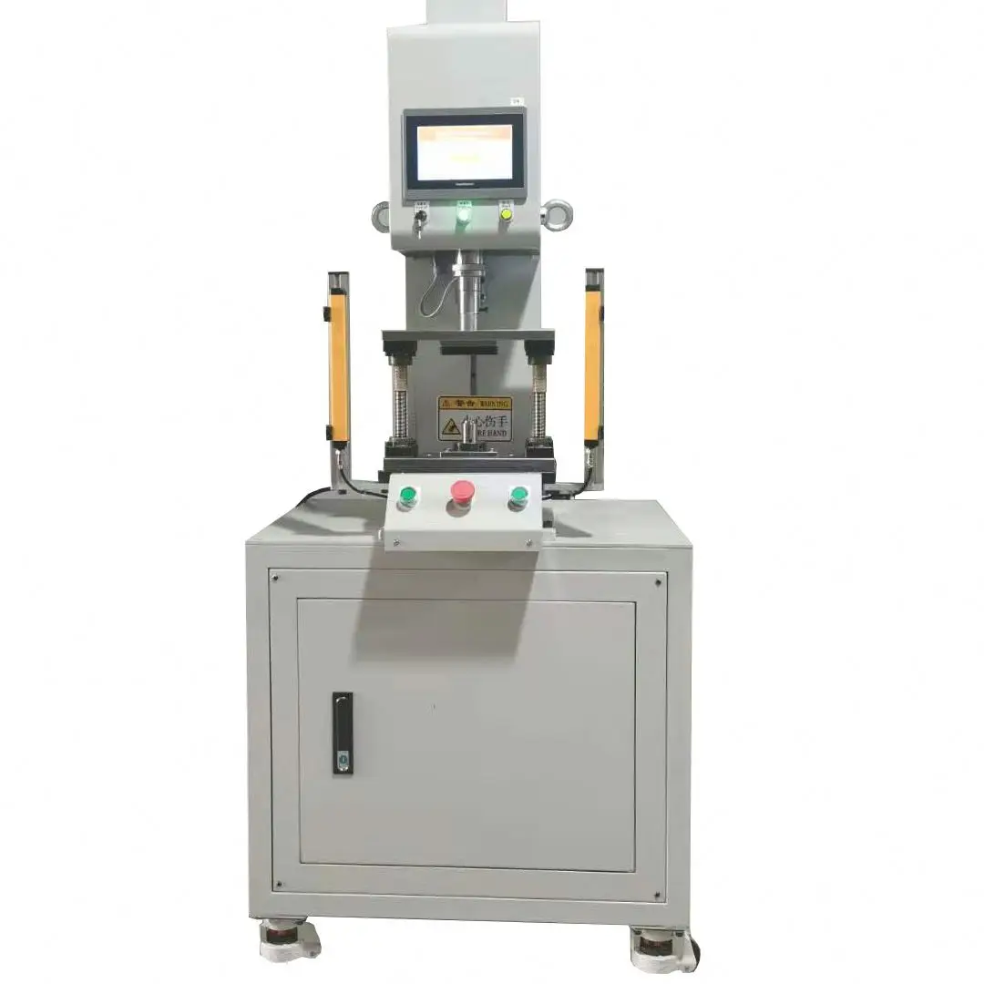 Silver Copper Steel Metal Small Single Arm Servo Press 3Ton