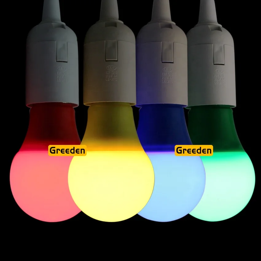 Perfect quality model A19 A60 3W 5W 7W 9W led color light color bulb from professional LED manufacturer for decoration