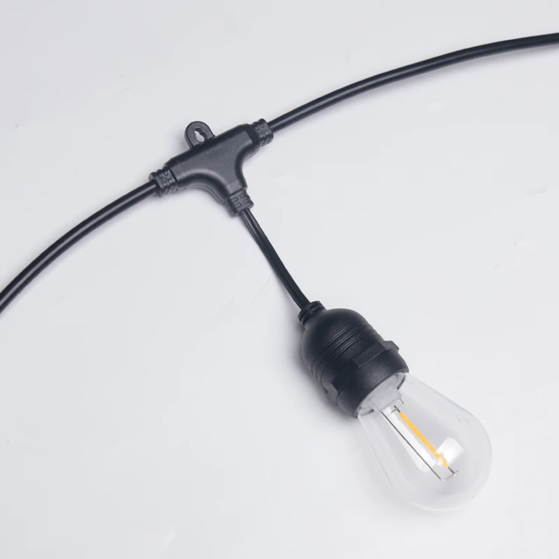 S14 Outdoor Waterproof LED Christmas String Light Decorative Holiday Wedding Indoor Clear Party