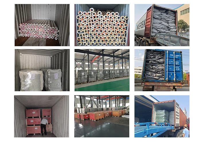 Jinlong tarpaulin manufacturer 610 gsm 5m x 50m plastic roll green pvc