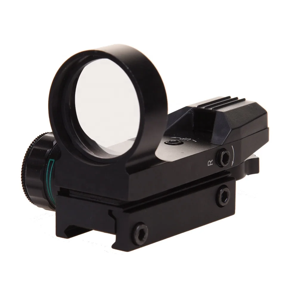Mini Compact Tactical Red Dot Sight Holographic Reflex Green Dot Sight Scope 20mm