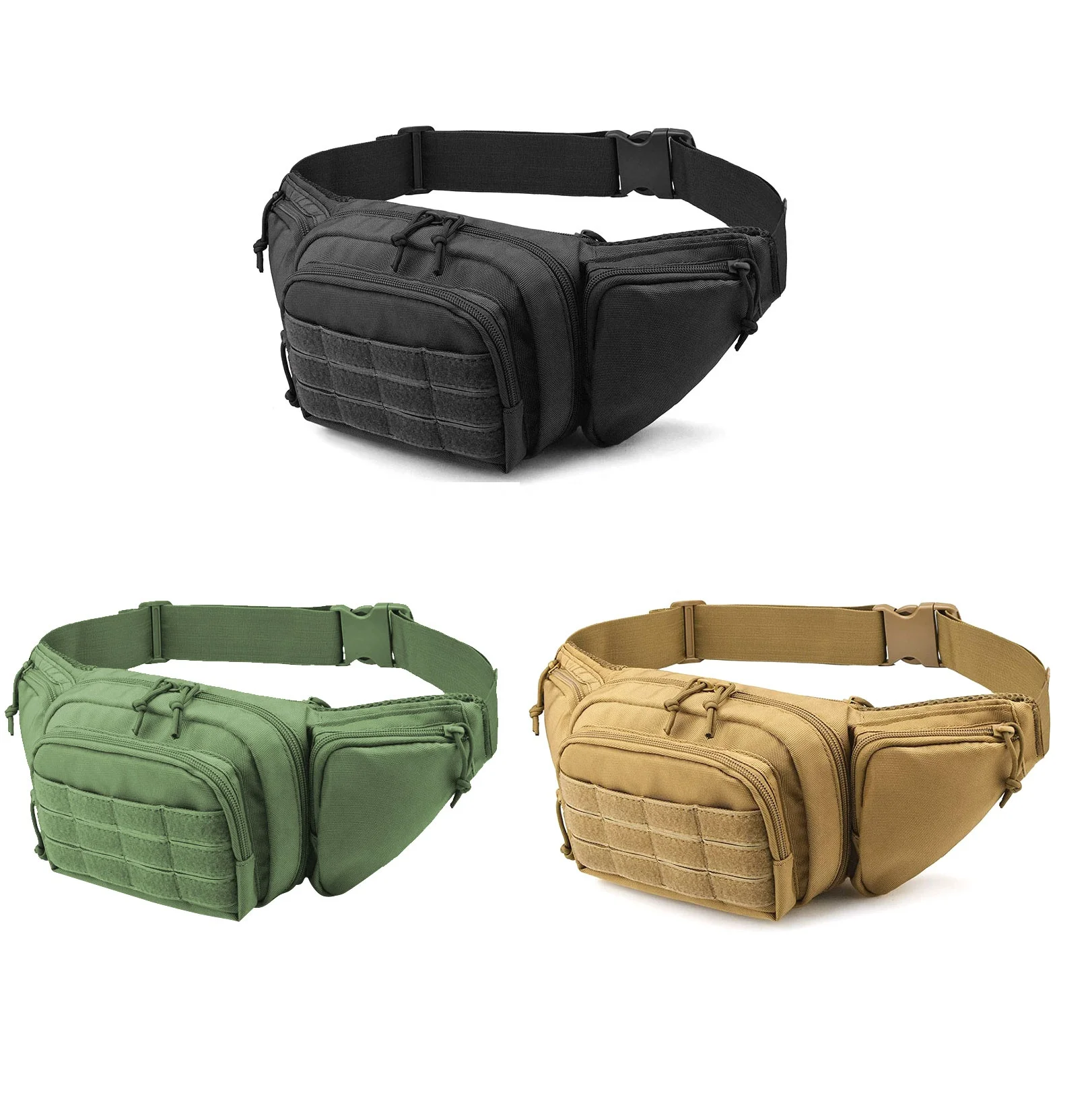 Fitness Gym Laptop Men Training Hunting Soft Handle Admin Molle System Tactical Walkie Talkie Chest Nylon Waist Bag