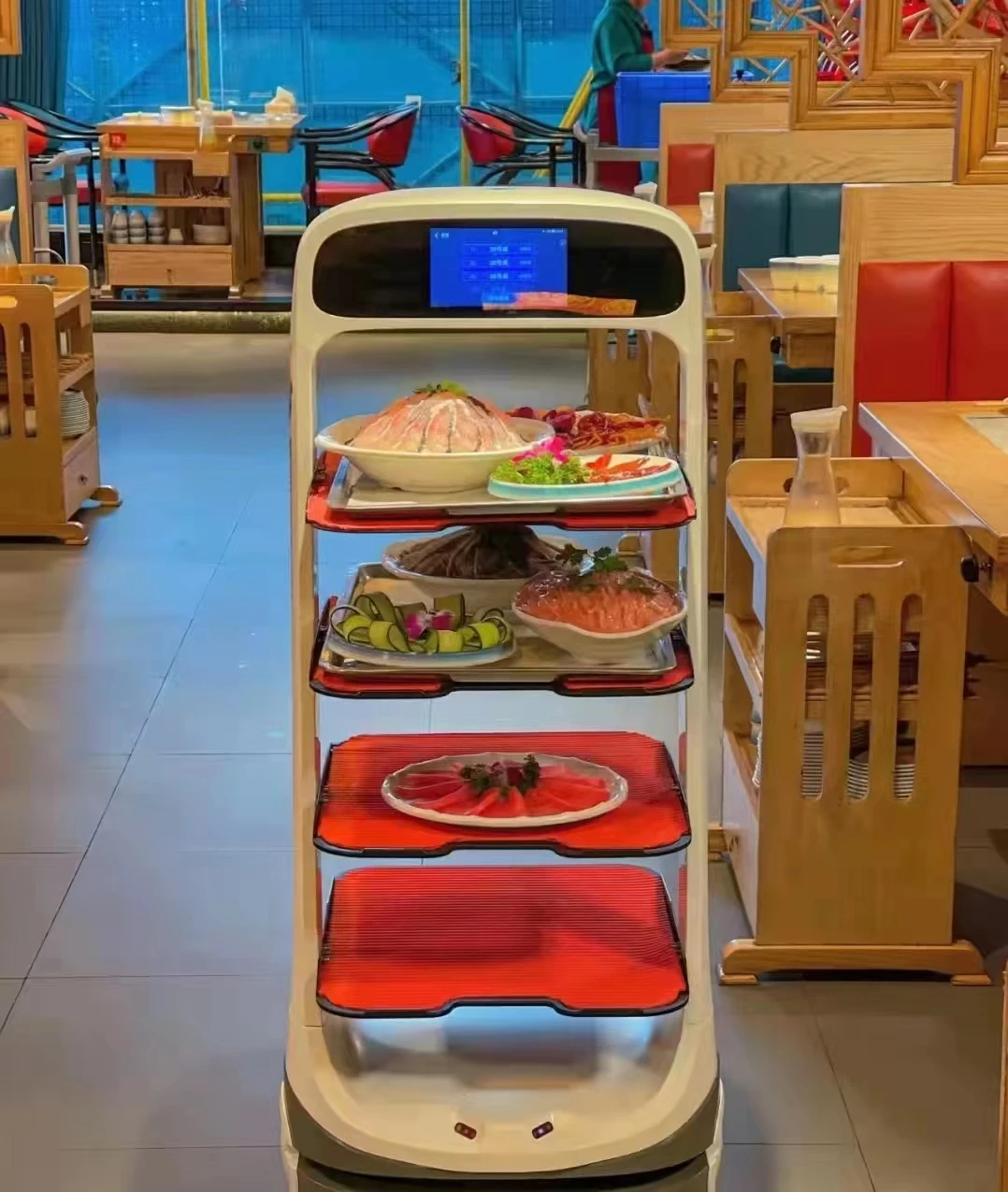 2023 Humanoid Intelligent Self-service Robots For Food Delivery