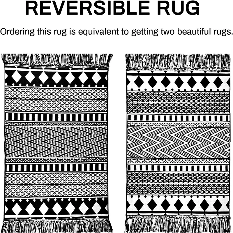 Amearea Fluffy Moroccan Trellis Rug Geometry Home Decor Low Pile Carpet Shaggy Modern Area Rug for Living Room Kids Room Nursery