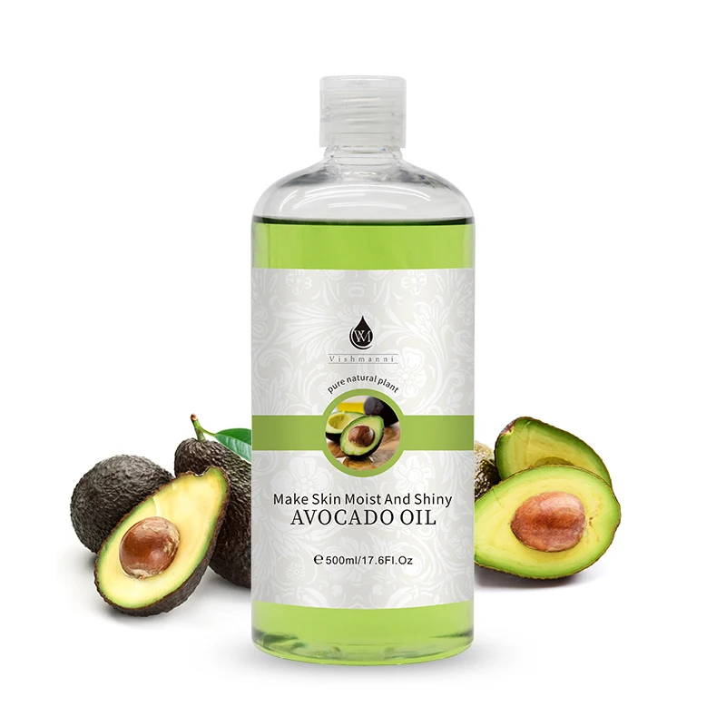 
Best Carrier Oil First Squeeze Cold Pressed Green Avocado oil For Face Skin Hair 