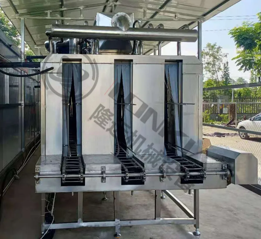 Стиральная машина с пластиковой корзиной для птицеводства