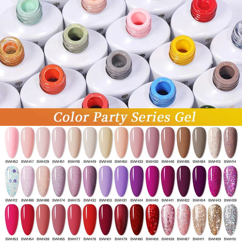 BORN PRETTY 7ml Nail Gel Polish Long Lasting Colors Soak Off Led Nails Polish Colour UV Gel Nail Polish