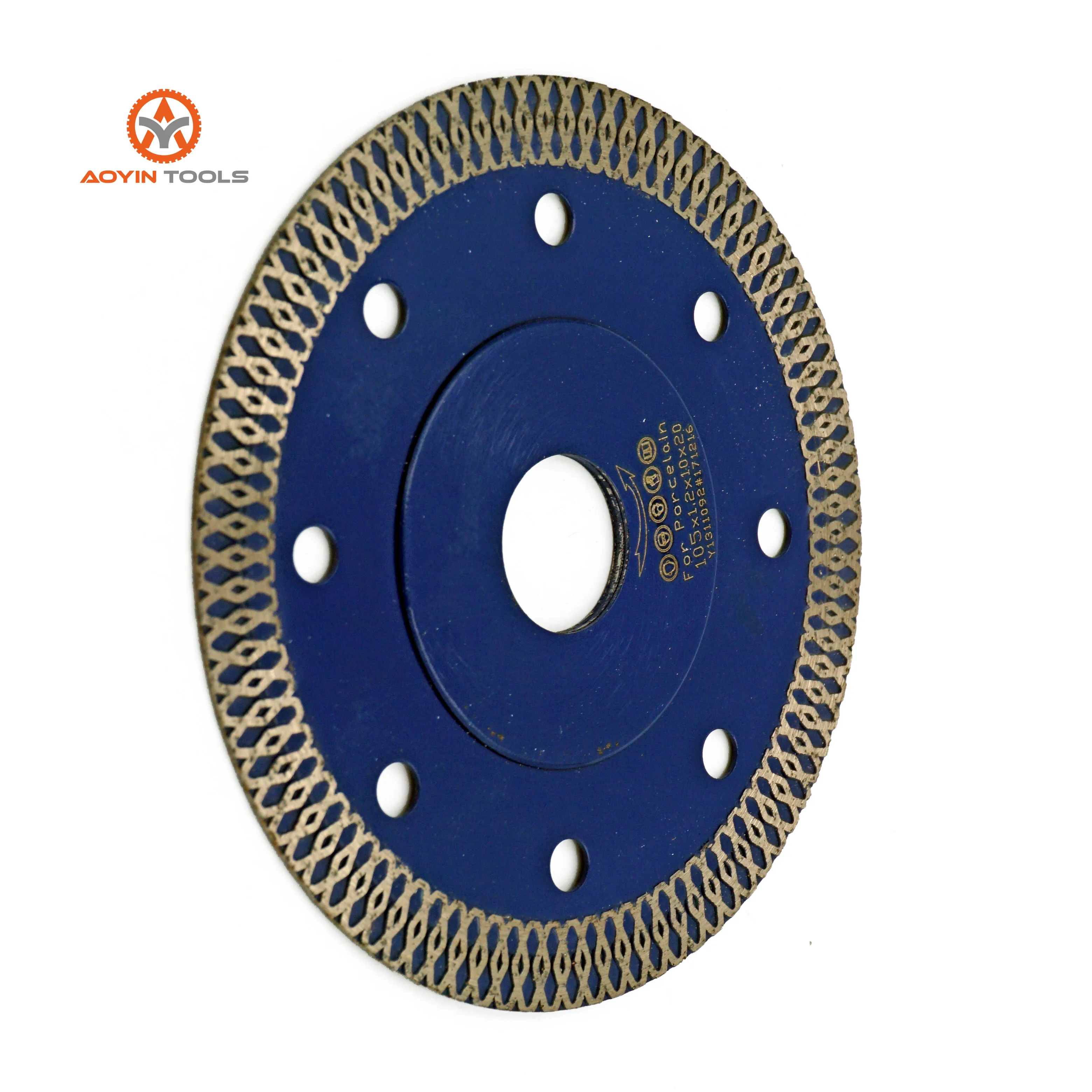 Wholesale China Premium 115mm 4.5 Inch Red Diamond Turbo Rim Saw Blade Disc for Cutting Marble Ceramic Porcelain