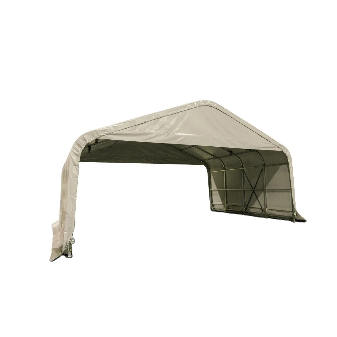 Heavy Duty Tie Rod Height Cold Galvanising Type Tent Sun Shelter For Suv/Truck/Van Galvanised Steel Frame Car Shelter