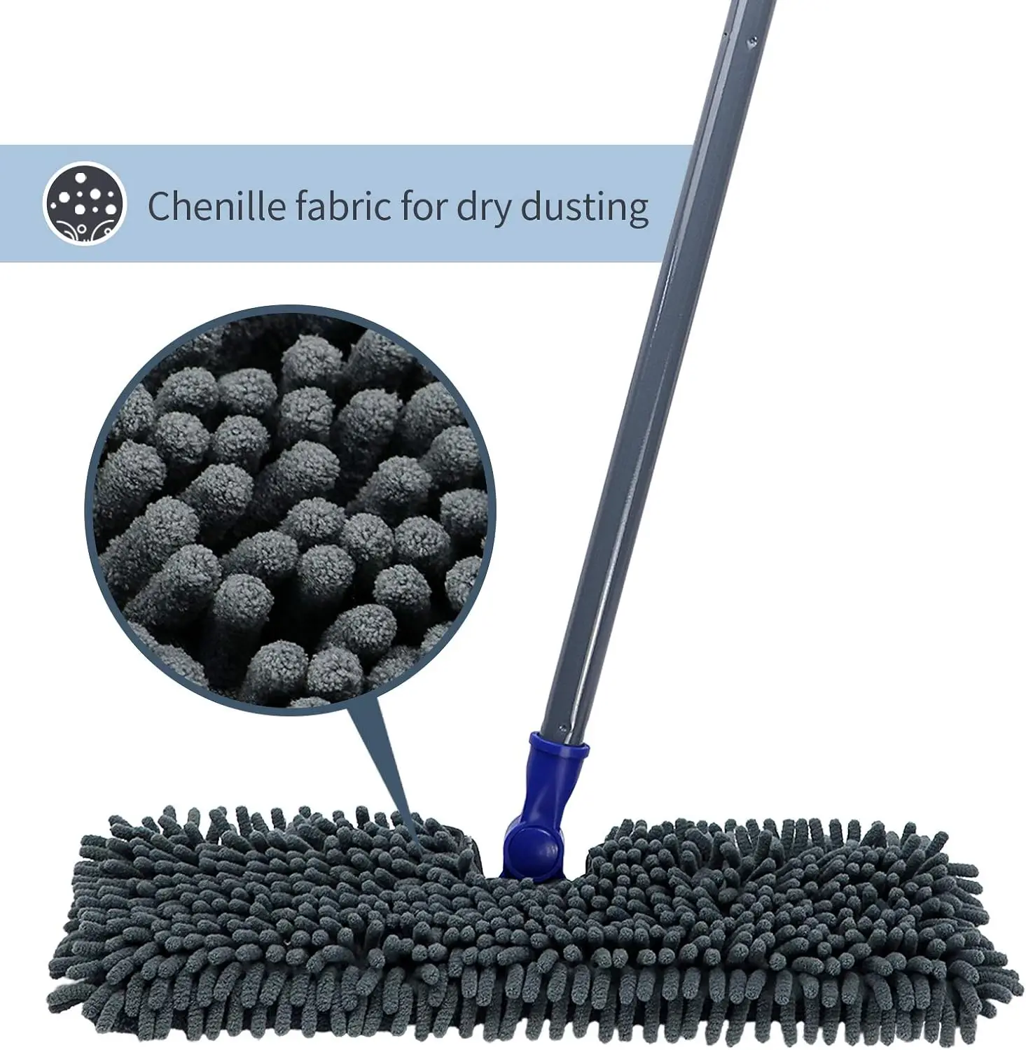 Microfiber Mop Refills Dry Wet All Surface Cleaning Double Sided Chenille dust Flip Mop vacuum cleaner floor brush