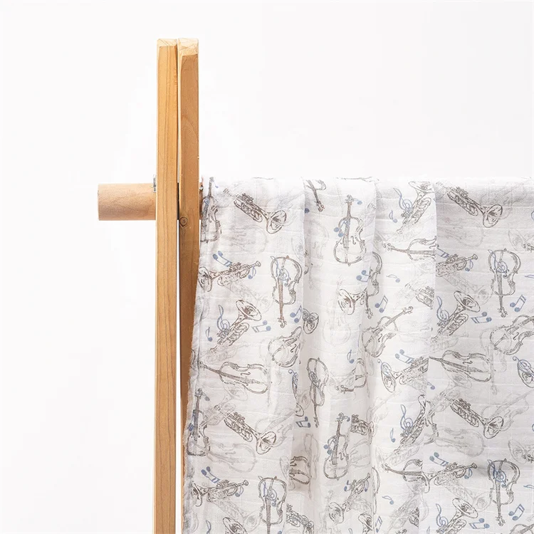 100% Cotton Sleeping Baby Swaddle Blanket Skin-friendly Newborn Baby Cotton Soft Muslin Blanket