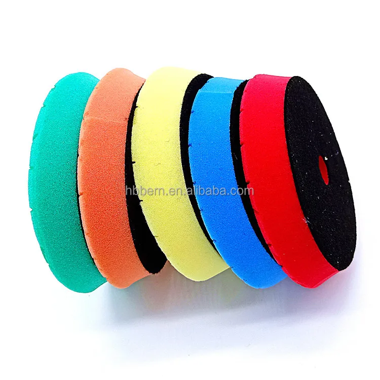 7 Inch Car Polishing Pad Sponge Honeycomb Bevel Edge Buffing Pads Form Polish Car