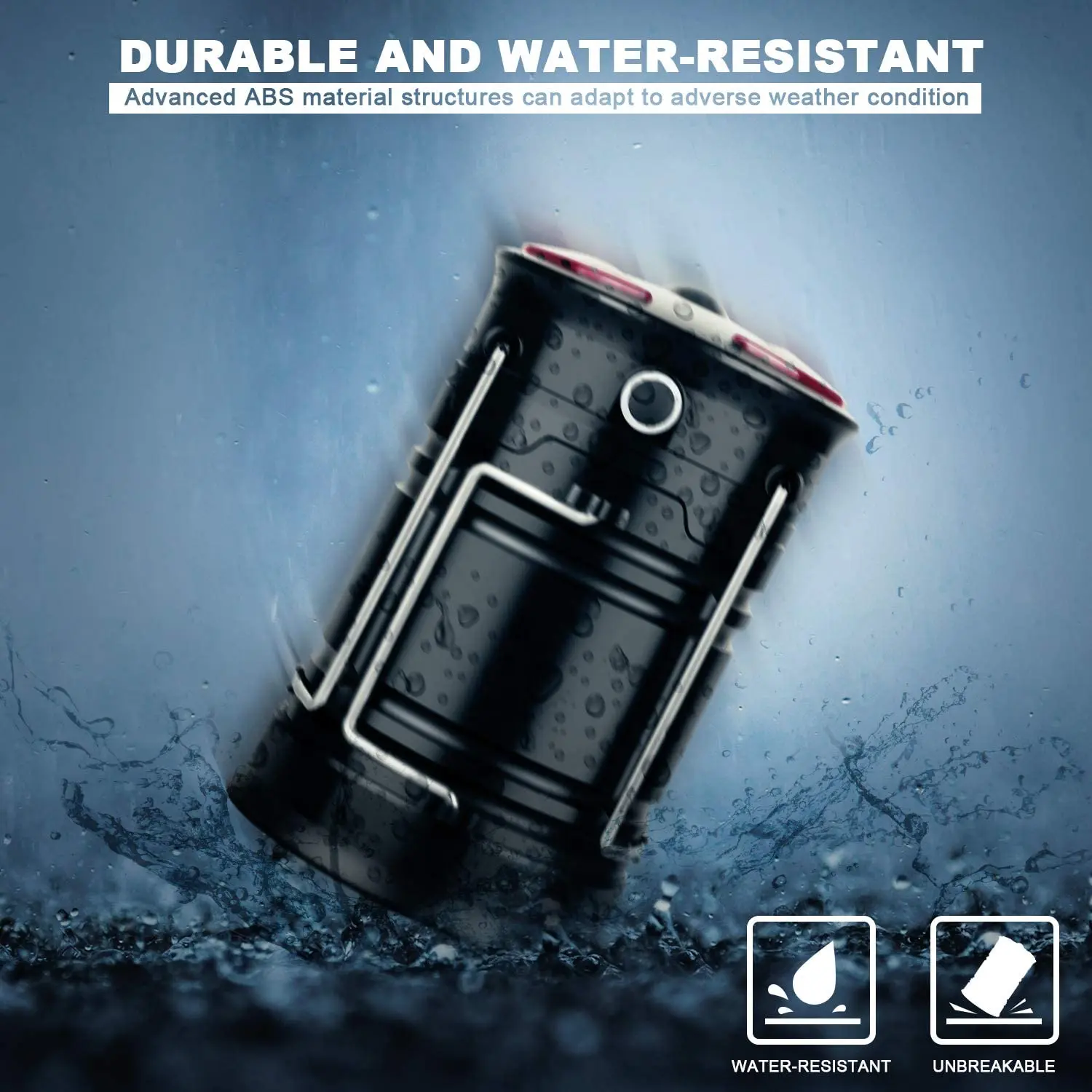 Camping Lanterns Led Lanterns Lights with Flashlight and Magnet Base for Camping Hiking Emergency SOS Functionn Outage