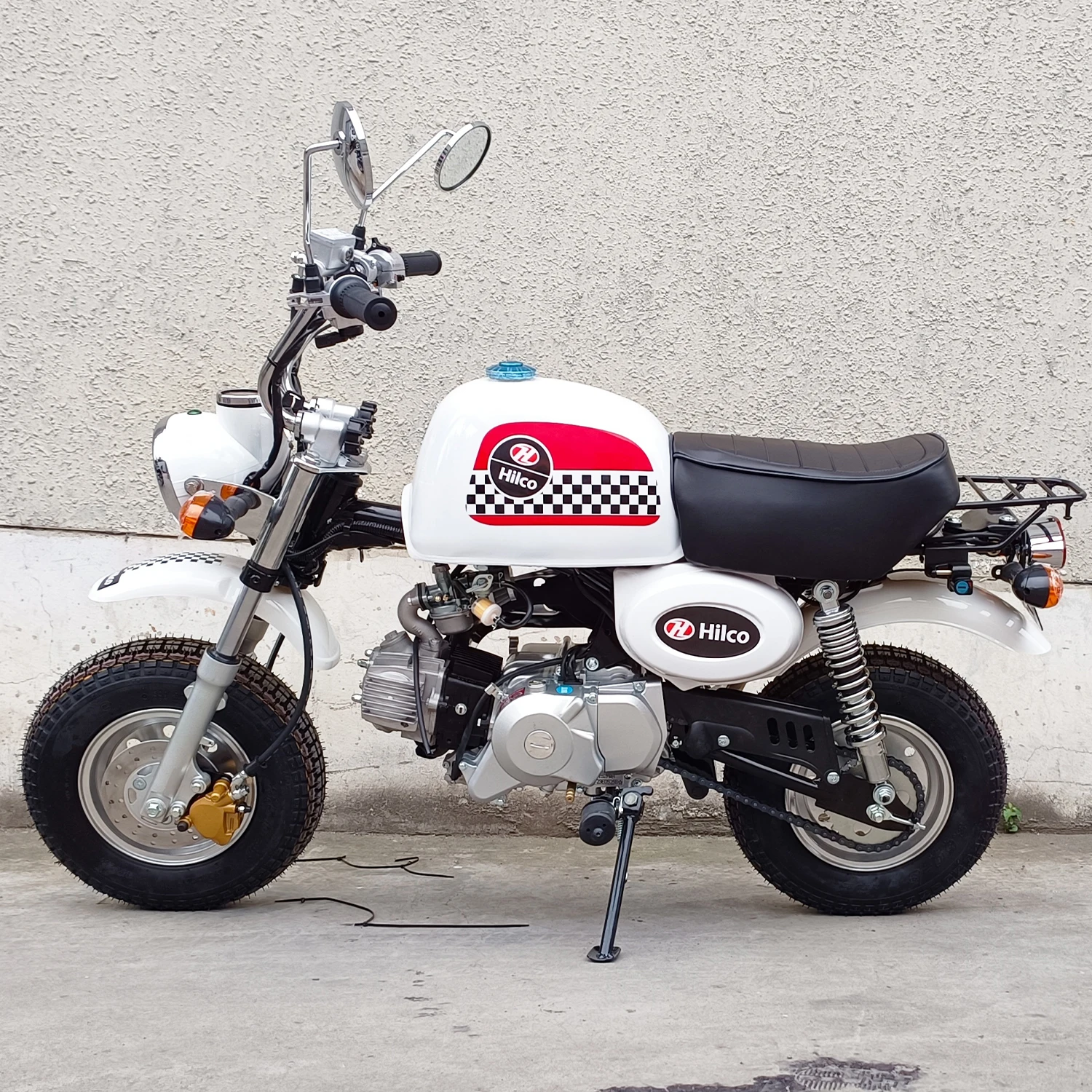 Popular motorbike 110cc 125cc monkey bike automatic gear for adults chain drive 2 wheels motorcycle