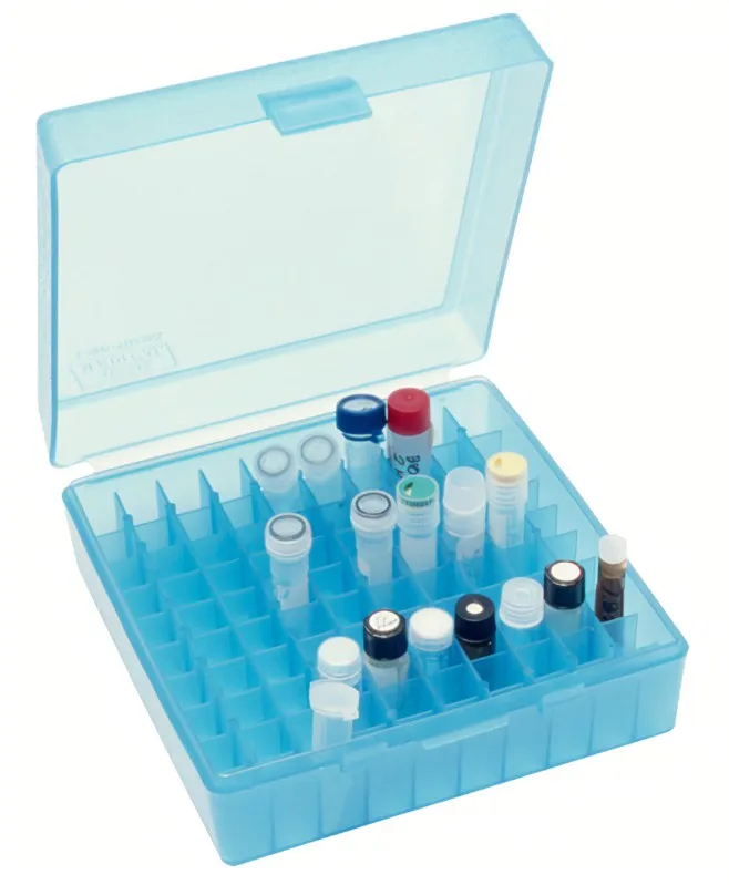 Cryogenic Storage Box 81 100 Well Lab Cryotube Rack