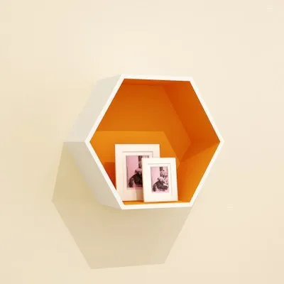 Custom wooden  storage rack Wall cube shelf entryway decoration Wall Hanging Shelves