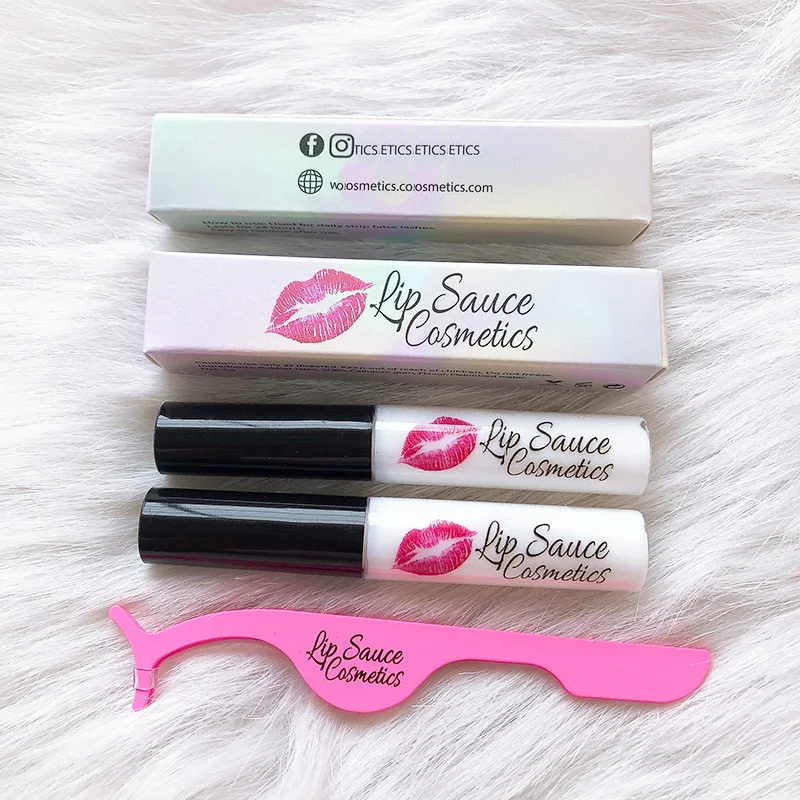 Non toxic fake eyelash adhesive lady black eyelash glue latex free lash glue with private label